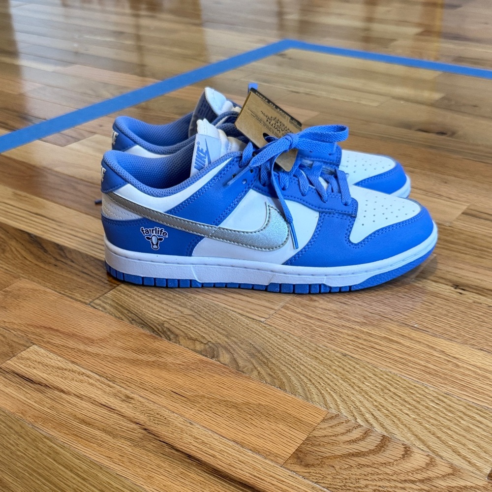NWT Custom Nike x Fairlife Sneakers in Blue and White Womens.